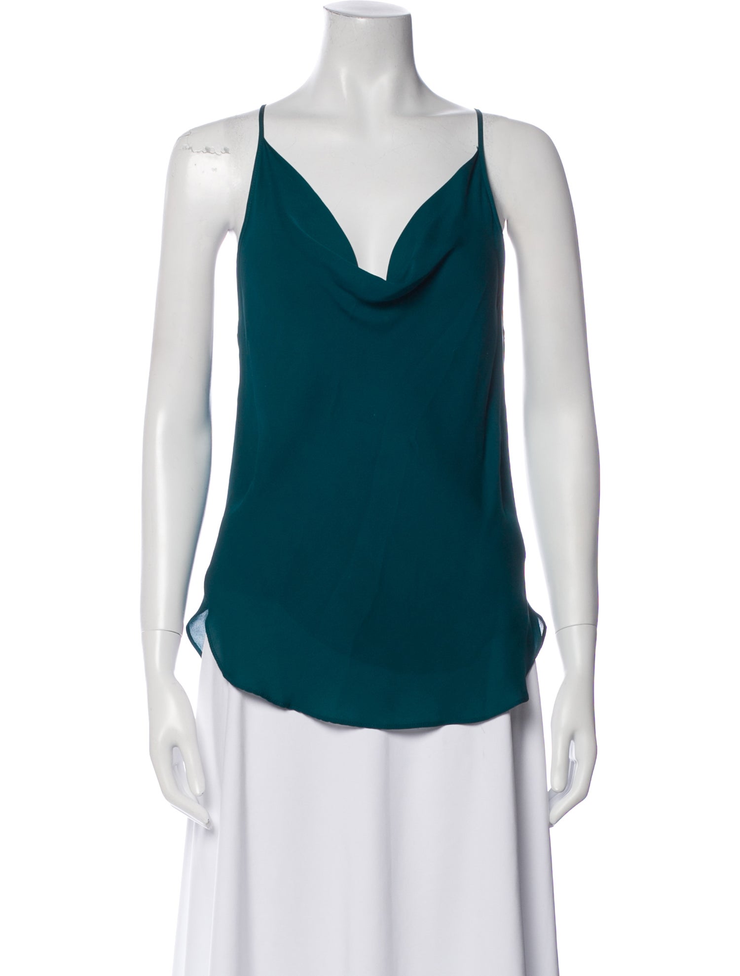 Haute Hippie Cowl Neck Sleeveless Top