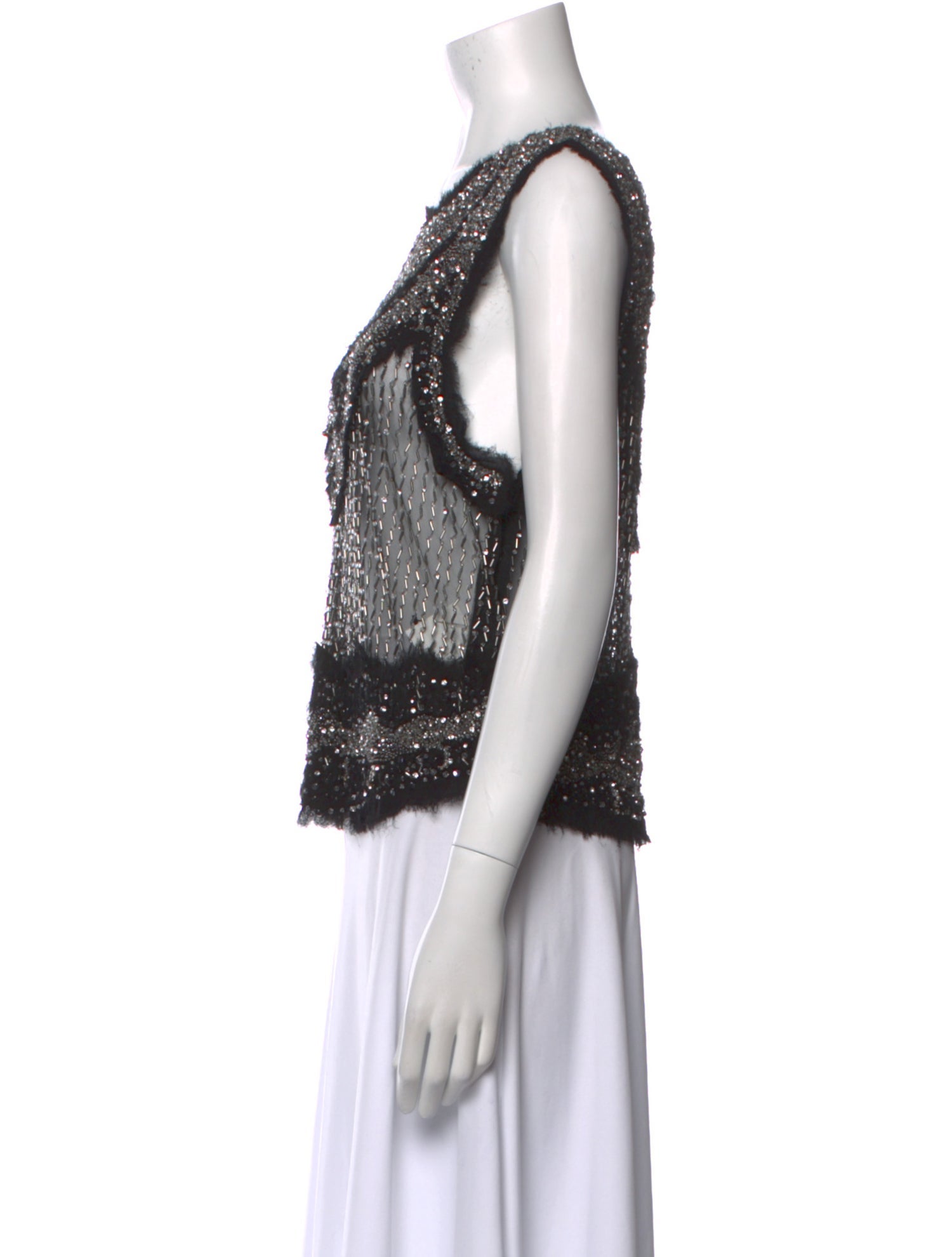 Haute Hippie Silk Scoop Neck Top