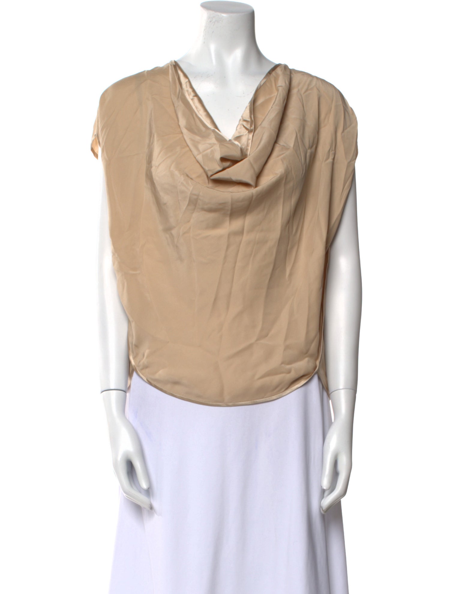 Haute Hippie Silk Cowl Neck Top