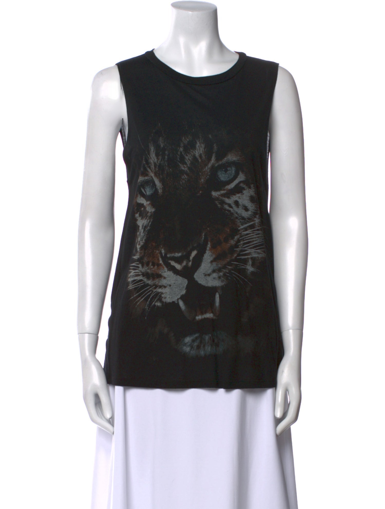 Haute Hippie Graphic Print Crew Neck Top