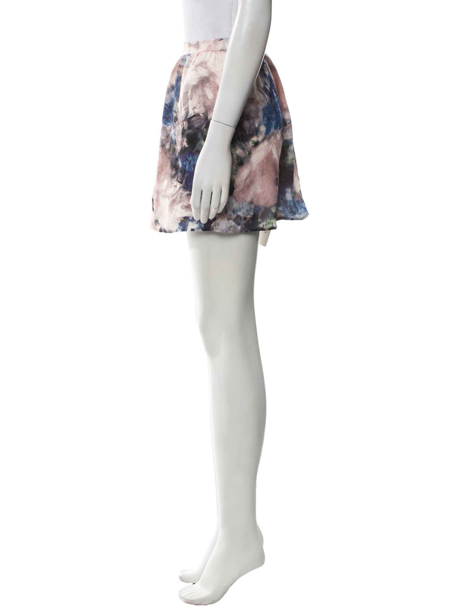 Haute Hippie Silk Mini Skirt