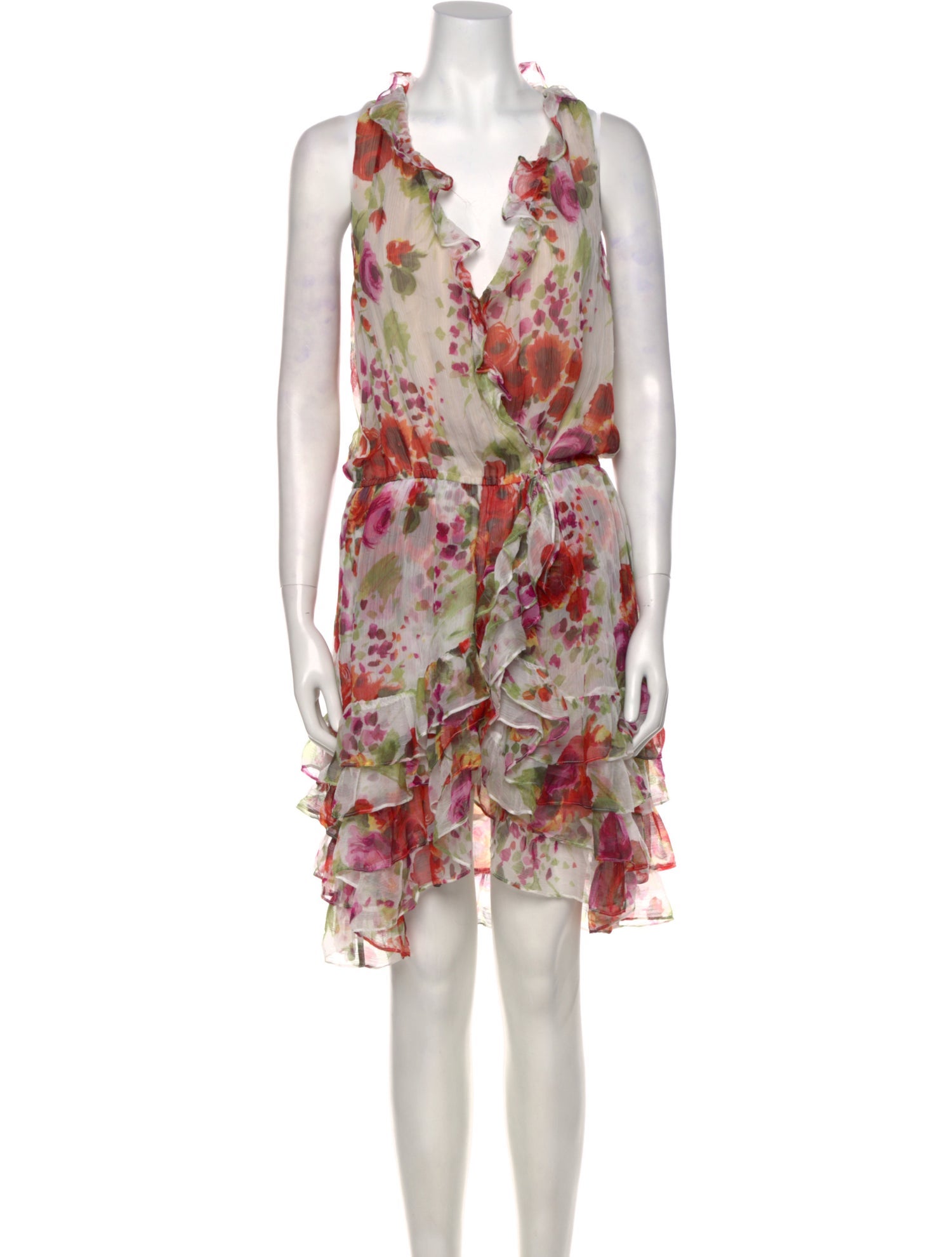 Haute Hippie Silk Knee-Length Dress