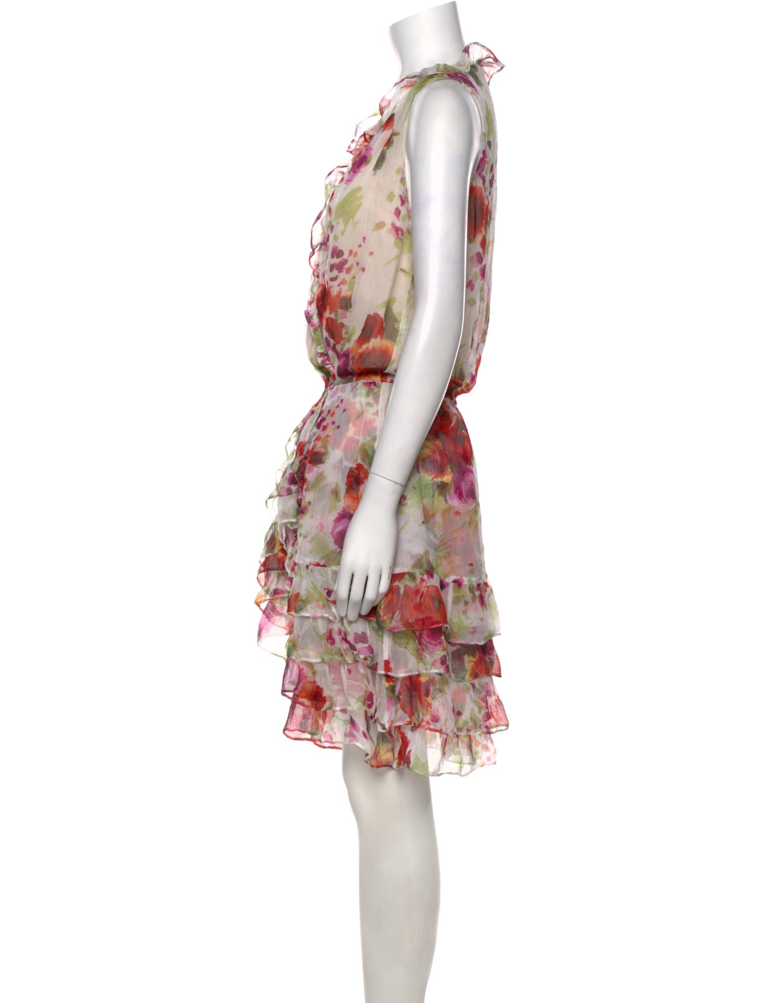 Haute Hippie Silk Knee-Length Dress