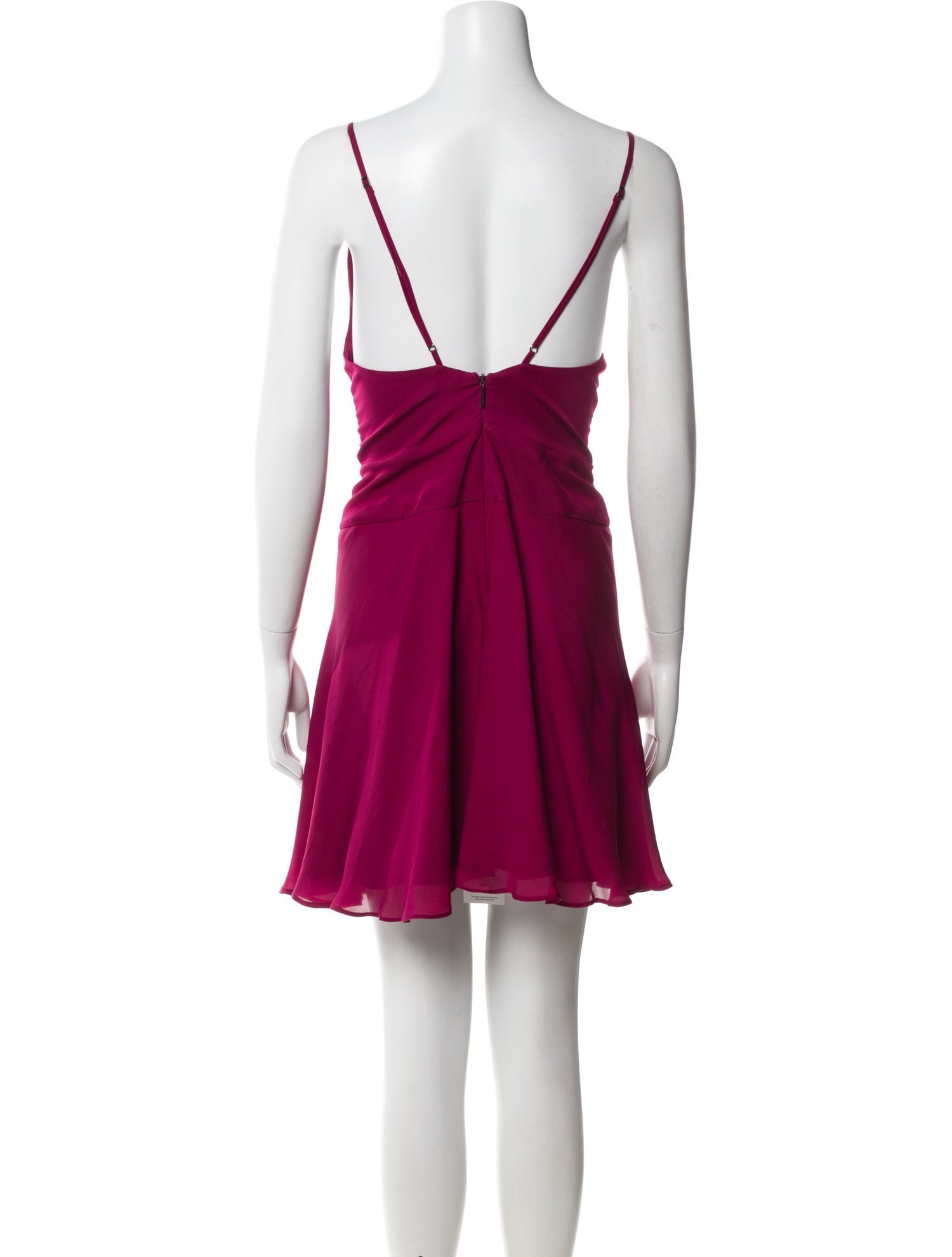 haute hippie mini dress Haute Hippie Pleated Surplice Mini Dress Heather Grey Size US Small