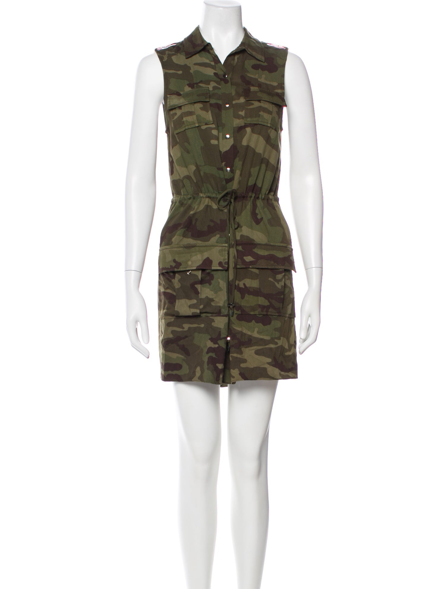 slim fit dress slacks Green Floral Flowy Dress