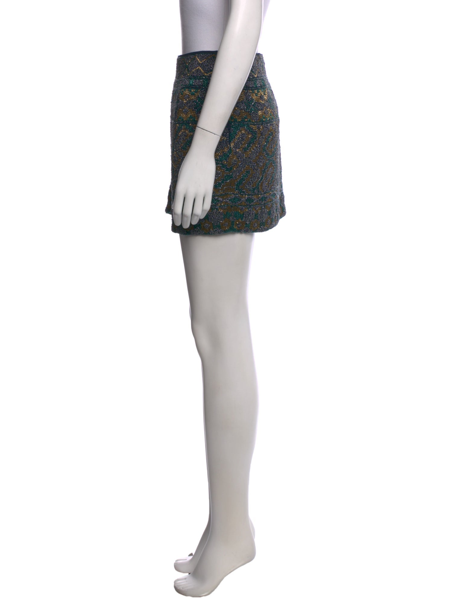 Haute Hippie Silk Mini Skirt
