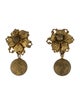 Miriam Haskell Drop Clip-On Earrings