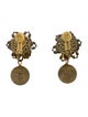 Miriam Haskell Drop Clip-On Earrings
