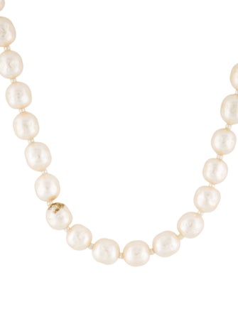 Miriam Haskell Faux Pearl Necklace