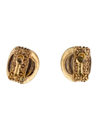 Miriam Haskell Clip-On Earrings