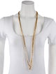 Miriam Haskell Faux Pearl Multistrand Necklace