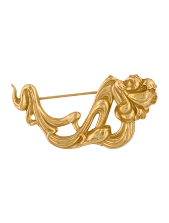 Miriam Haskell Flower Brooch