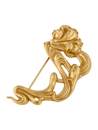 Miriam Haskell Flower Brooch