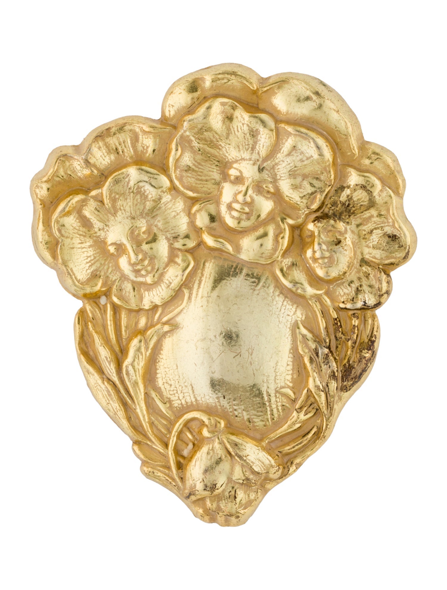 Miriam Haskell Floral Brooch
