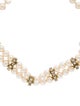 Miriam Haskell Faux Pearl & Crystal Choker Necklace