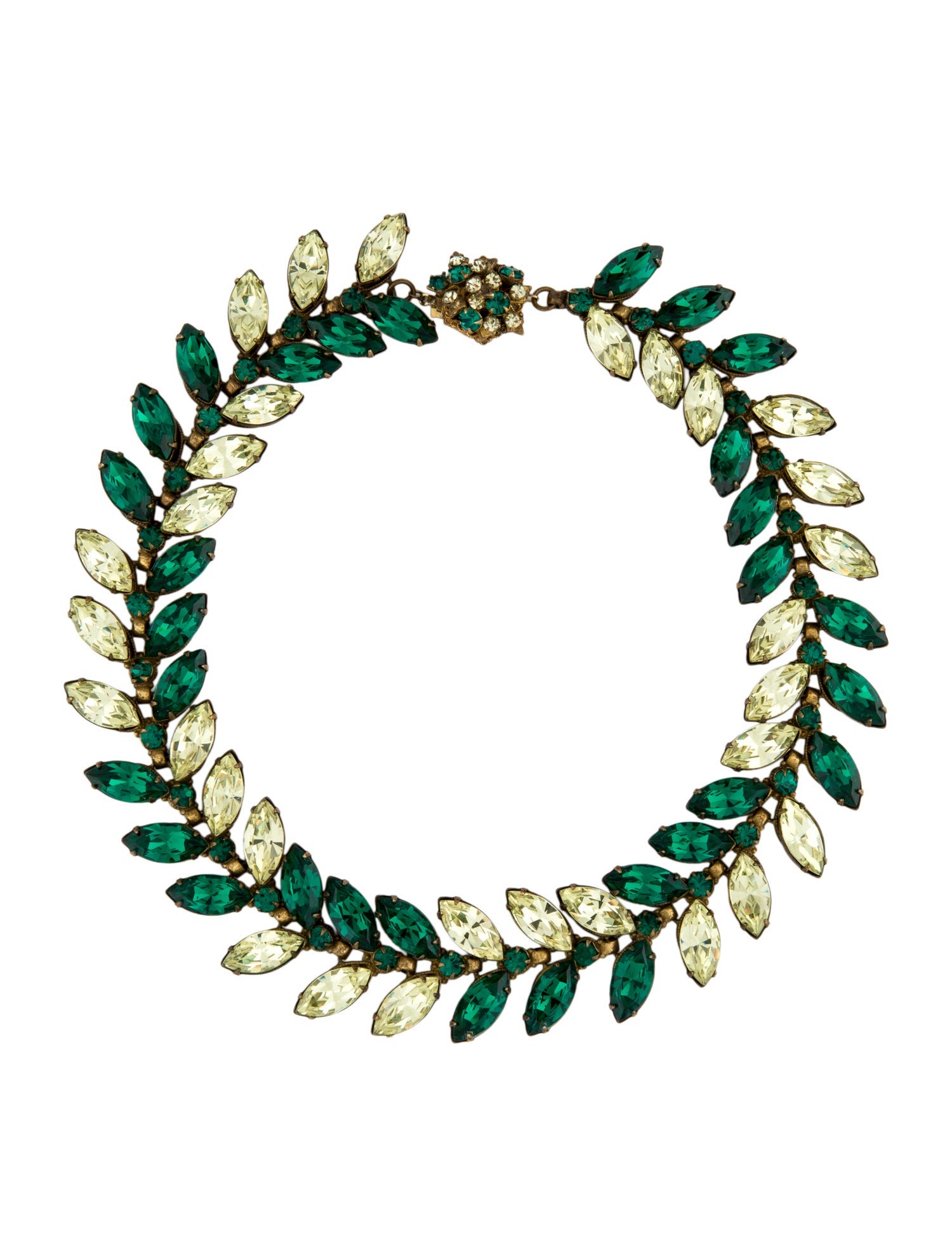 Miriam Haskell Crystal Collar Necklace