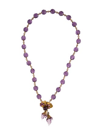 Miriam Haskell Bead Strand Necklace