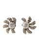 Miriam Haskell Faux Pearl Clip-On Earrings