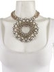 Miriam Haskell Faux Pearl Choker Necklace