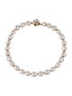 Miriam Haskell Faux Pearl Choker Necklace