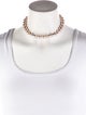 Miriam Haskell Faux Pearl Choker Necklace
