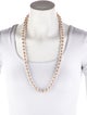Miriam Haskell Faux Pearl Bead Strand Necklace