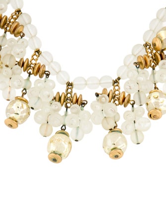 Miriam Haskell Bead Strand Choker Necklace