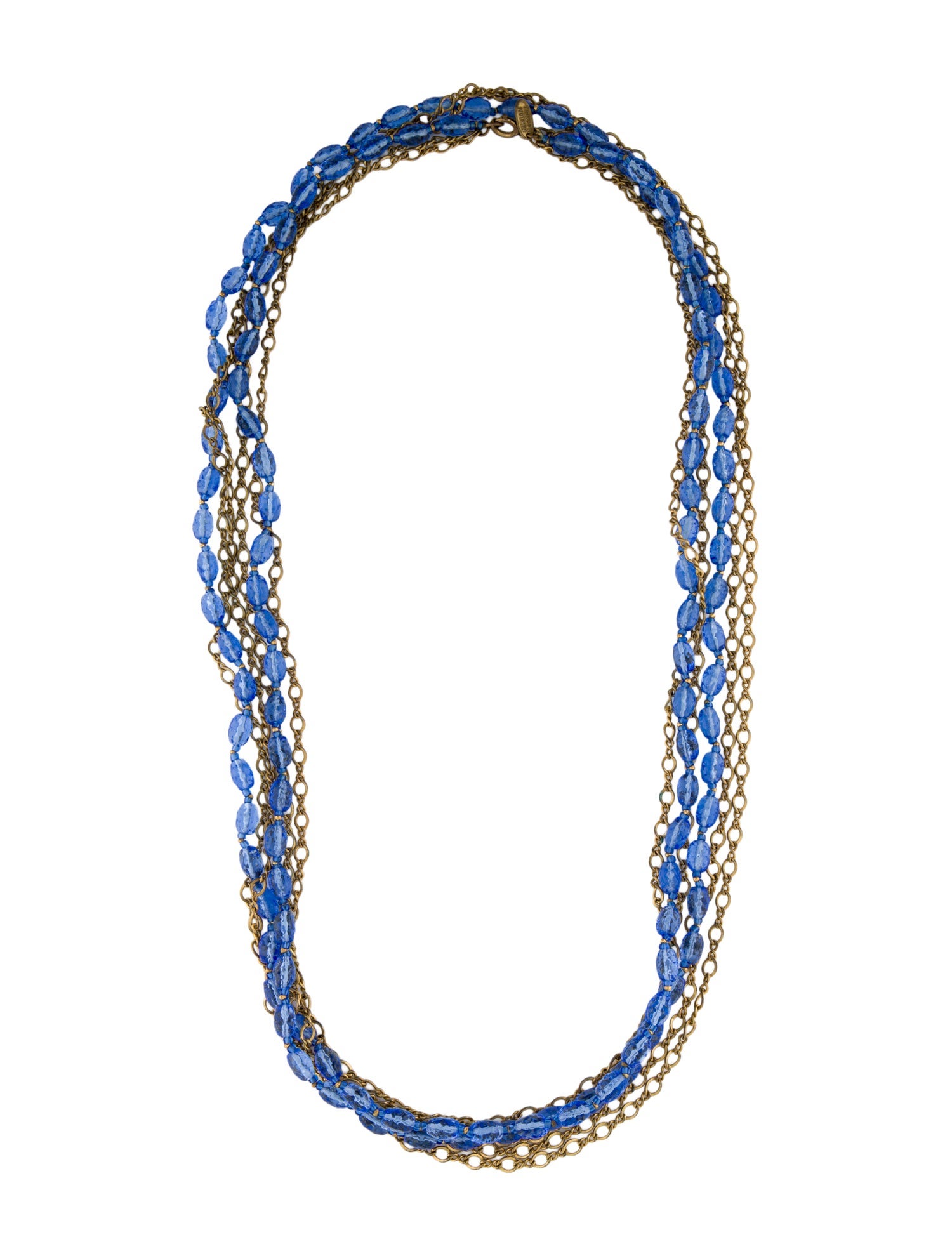 Miriam Haskell Glass & Bead Multistrand Necklace
