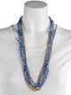 Miriam Haskell Glass & Bead Multistrand Necklace