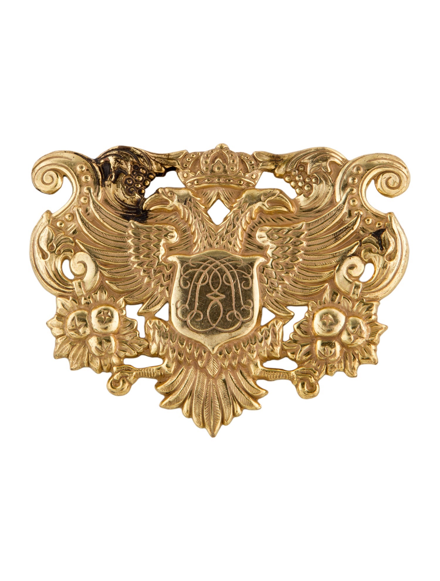 Miriam Haskell Vintage Eagle Phoenix Pin Brooch