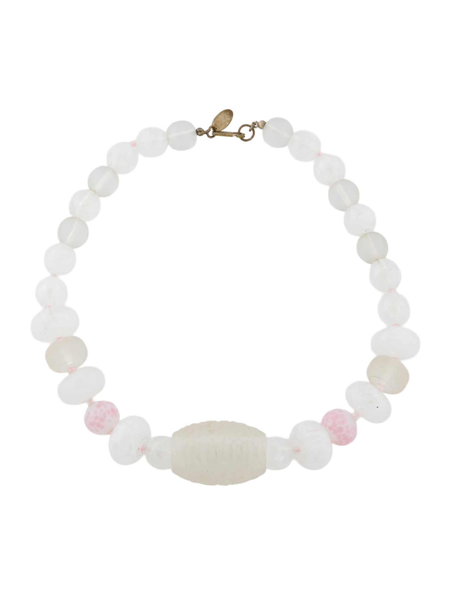 Miriam Haskell Resin Bead Strand Necklace