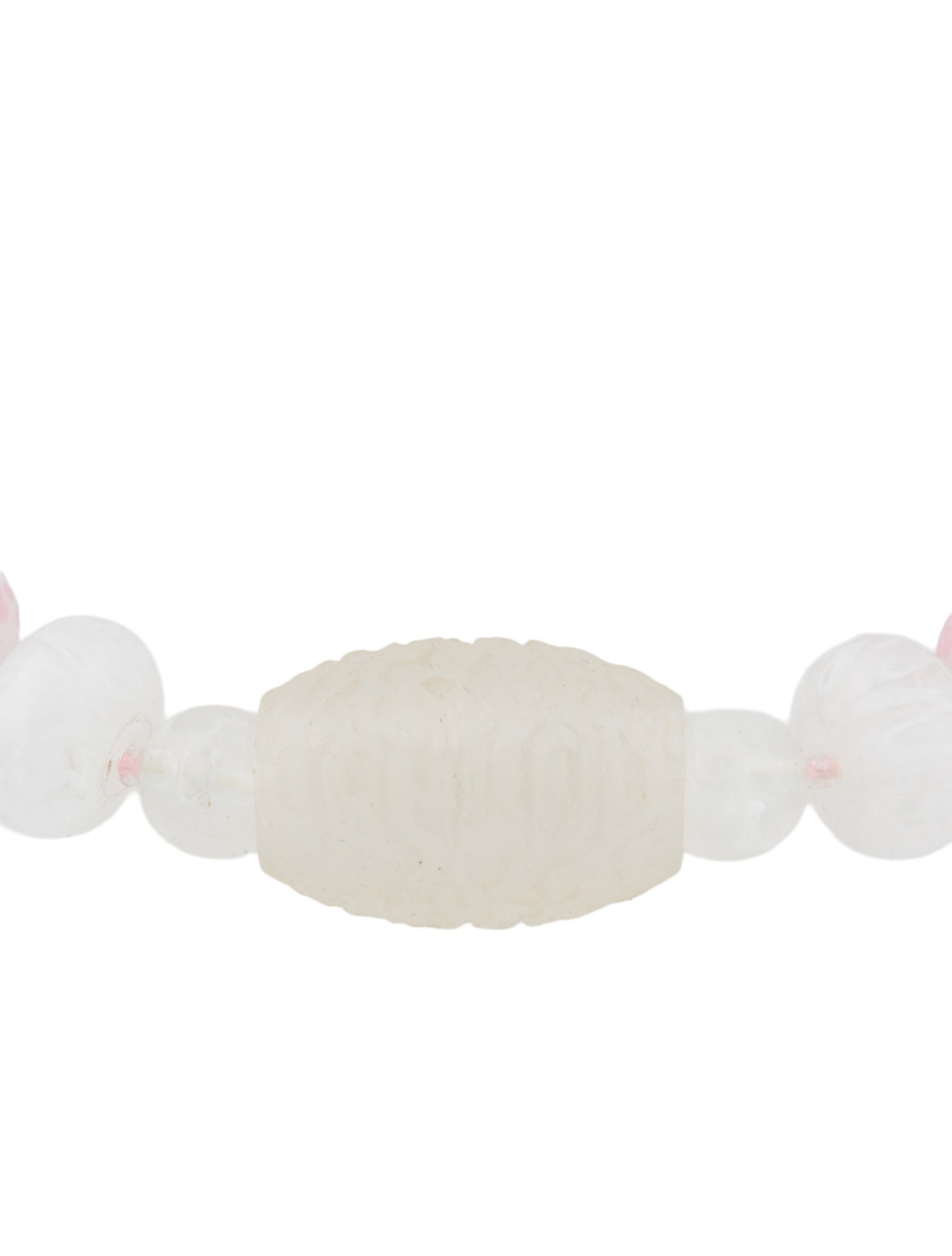 Miriam Haskell Resin Bead Strand Necklace