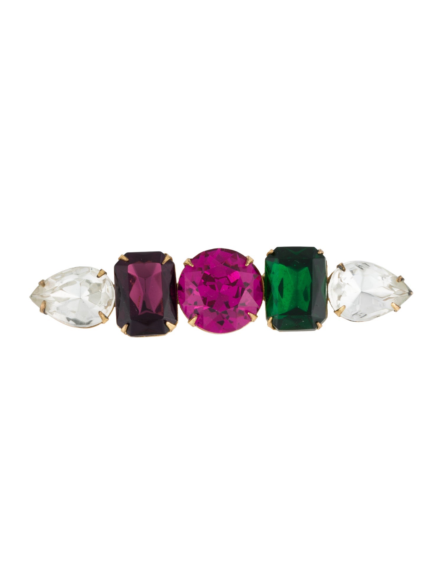 Miriam Haskell Crystal Arty Brooch
