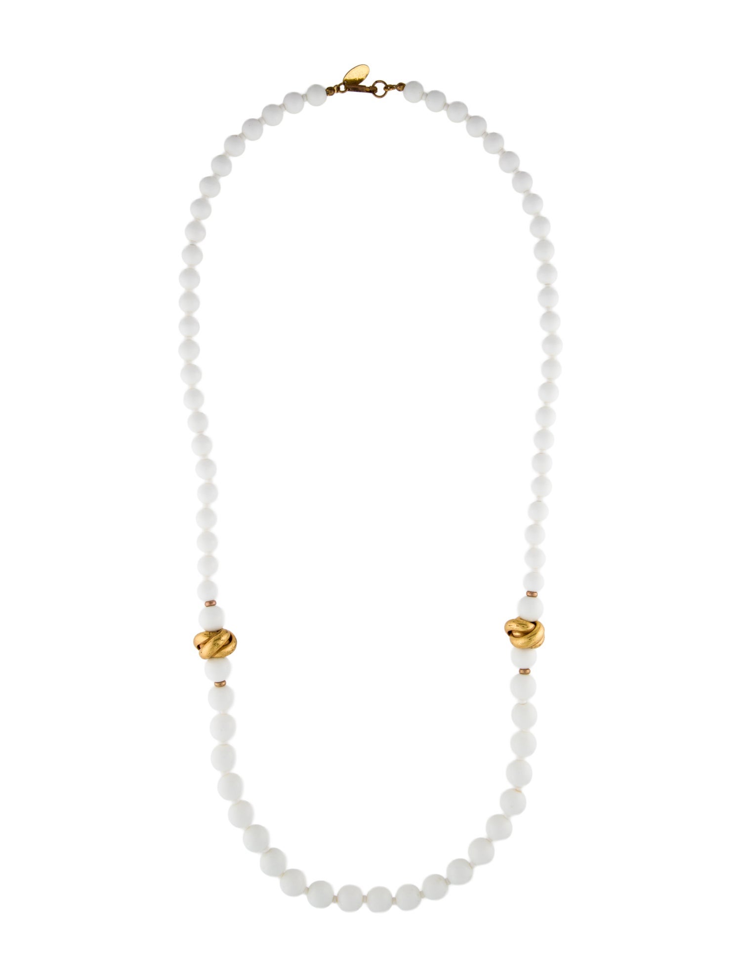 Miriam Haskell Resin Beaded Necklace