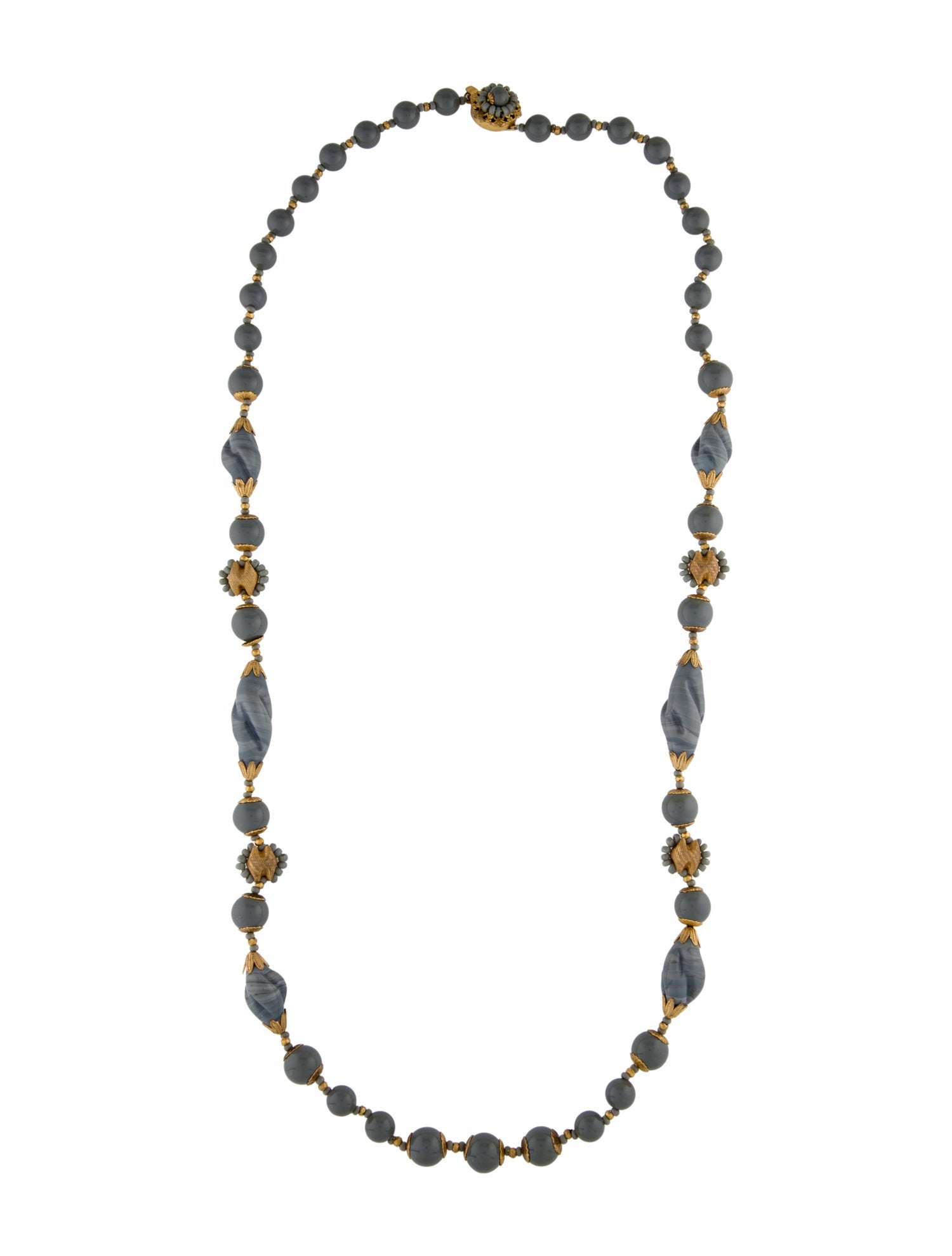 Miriam Haskell Enamel Bead Necklace