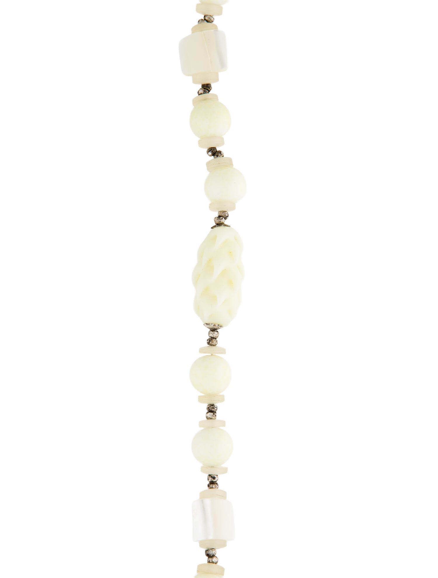 Miriam Haskell Mother of Pearl Bead Necklace