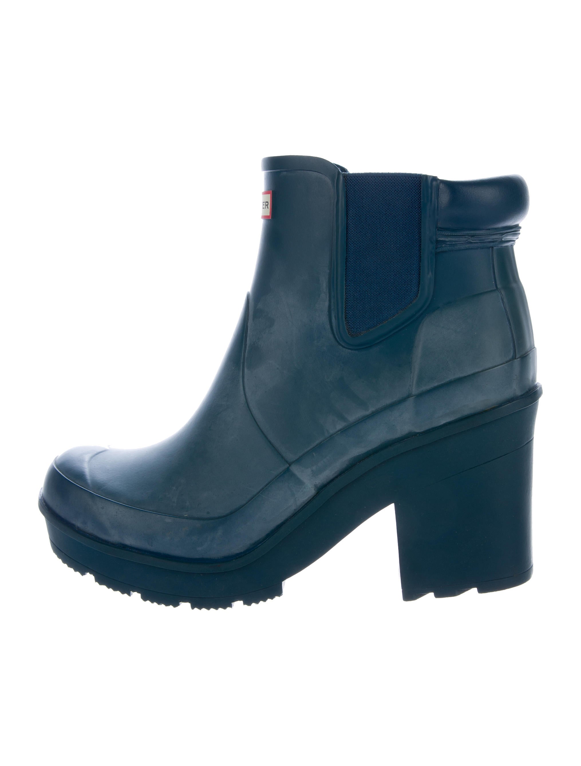 Hunter Rubber Platform Rain Boots