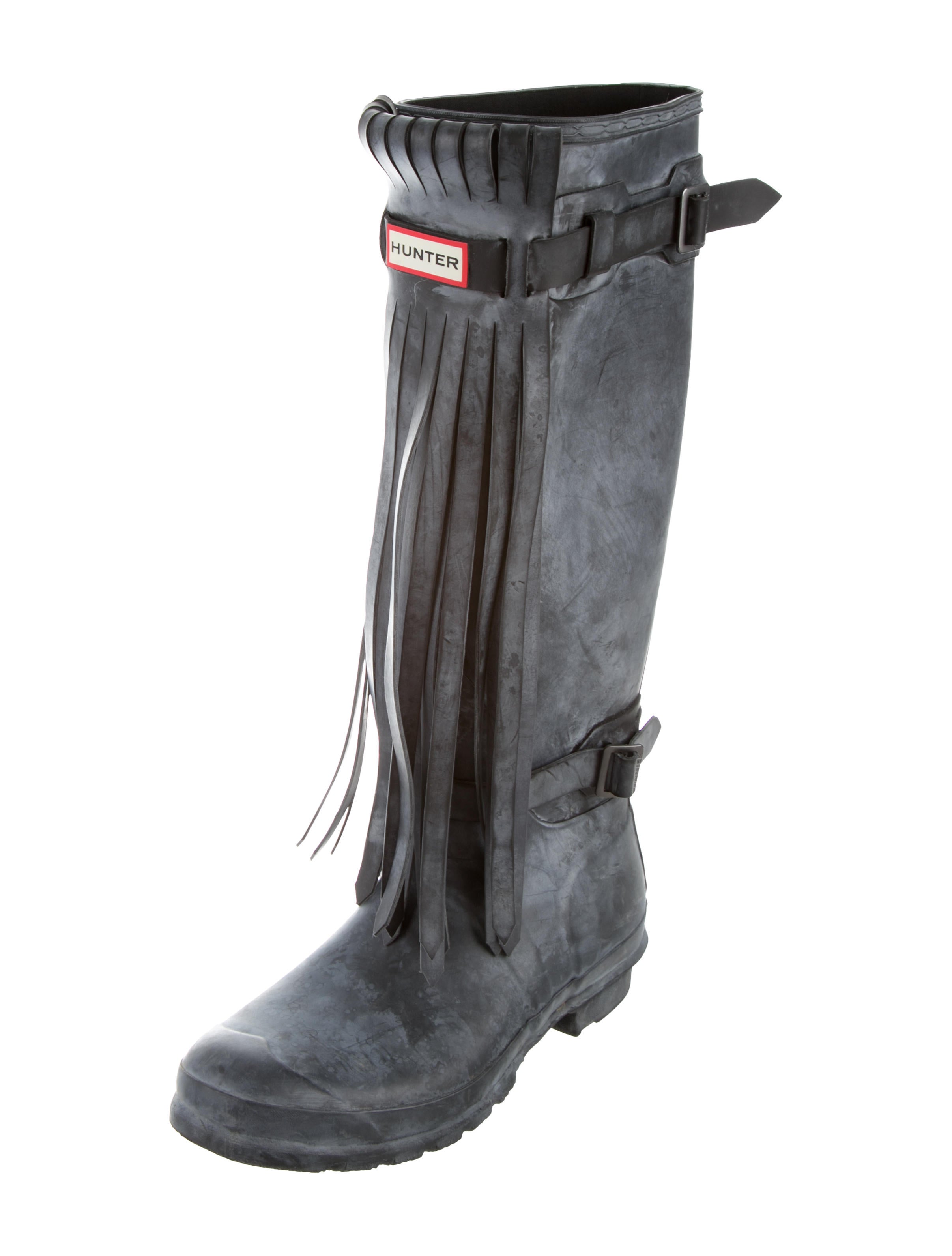 hunter fringe rain boots