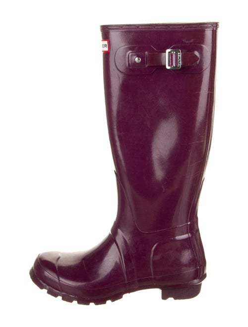 Hunter Rain Boots Purple