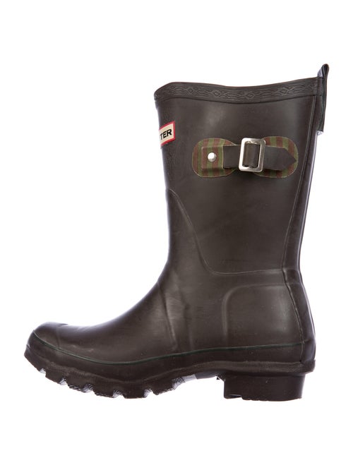 Hunter Festival Rubber Rain Boots Brown