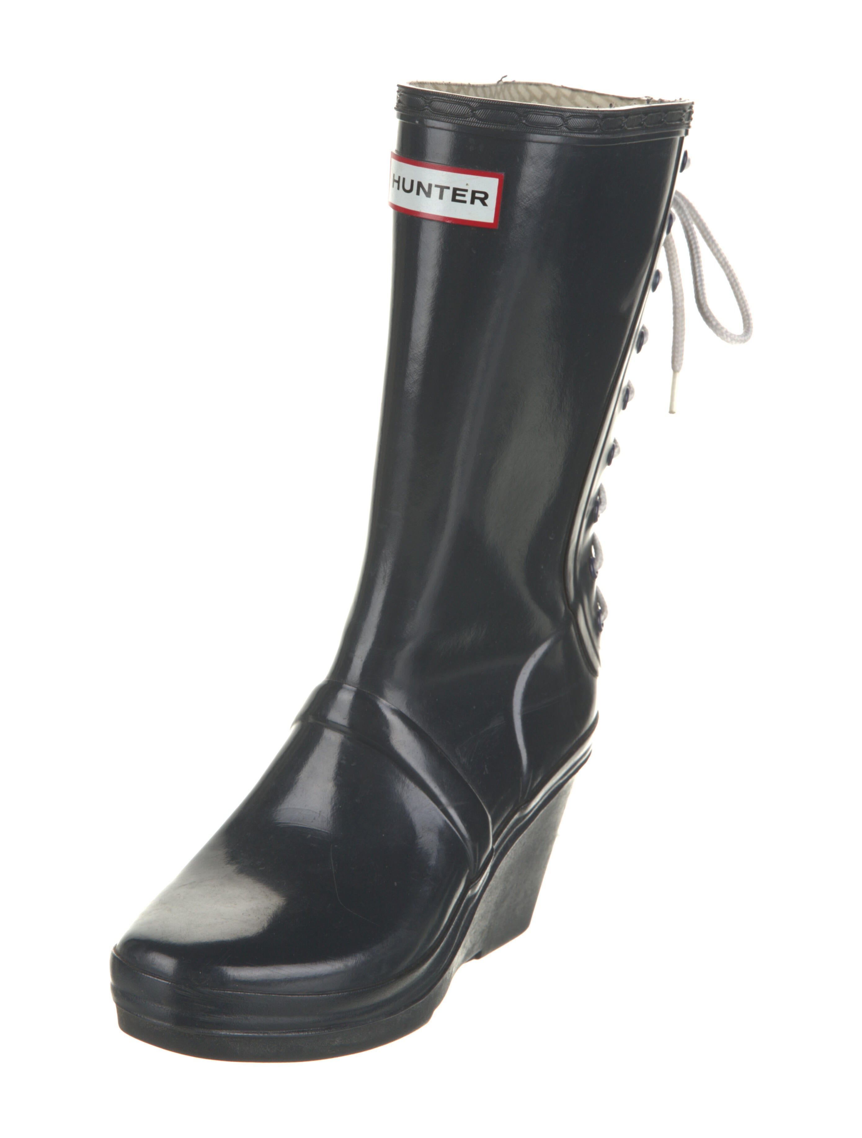 Hunter Rubber Rain Boots - Blue Boots 