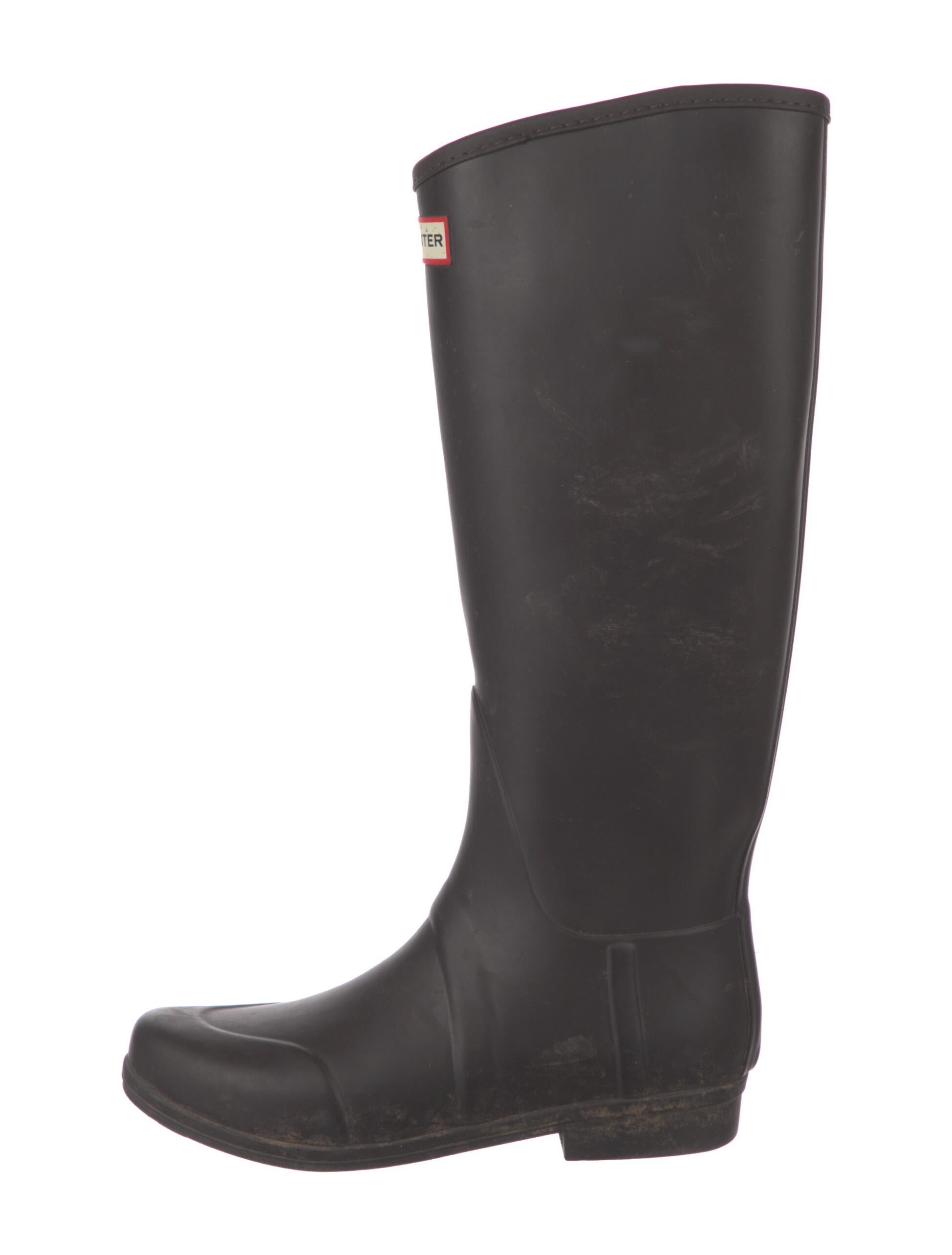 Hunter Lonny Rubber Boots Brown Boots, Shoes WH821671 The RealReal