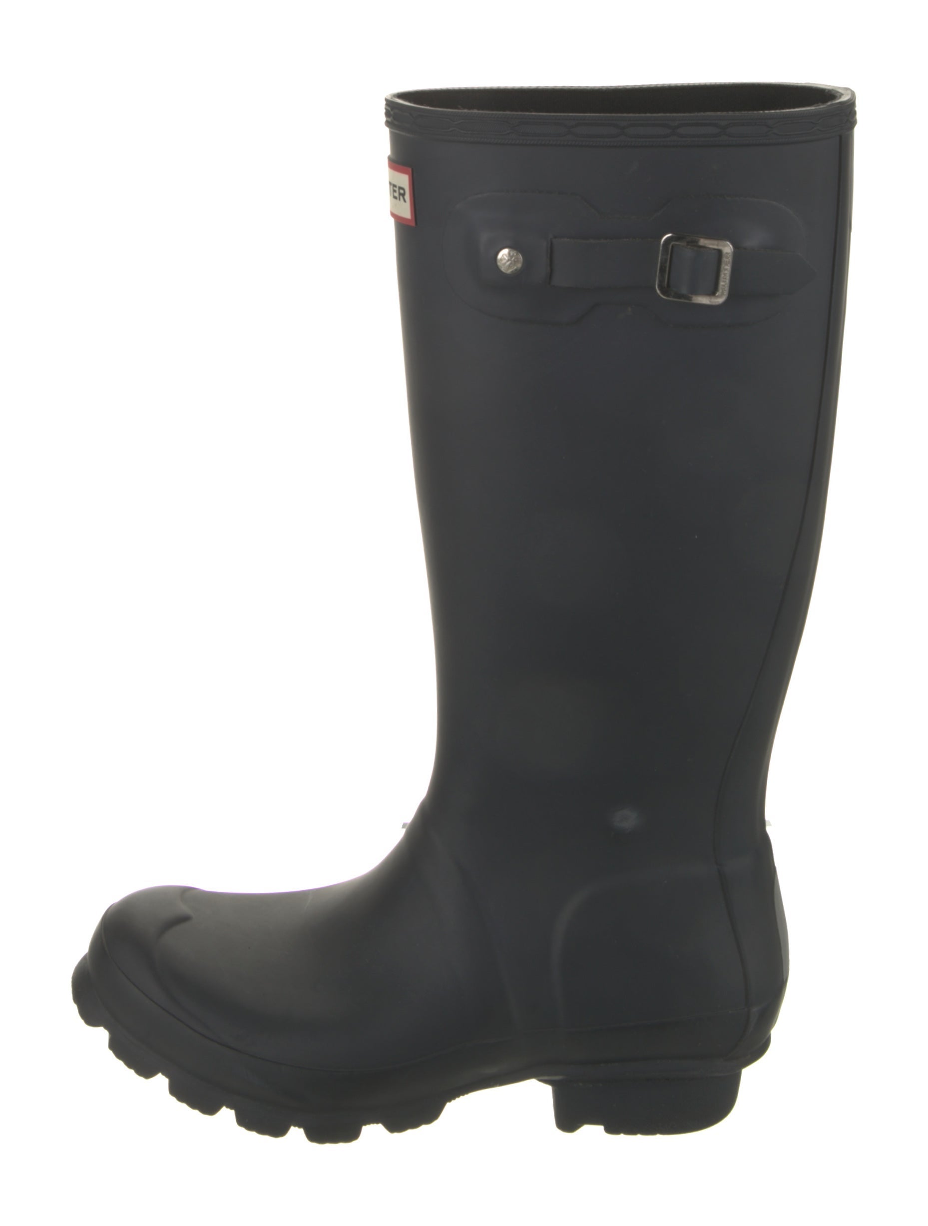 Hunter Rubber Rain Boots - Blue Boots, Shoes - WH837671 | The RealReal