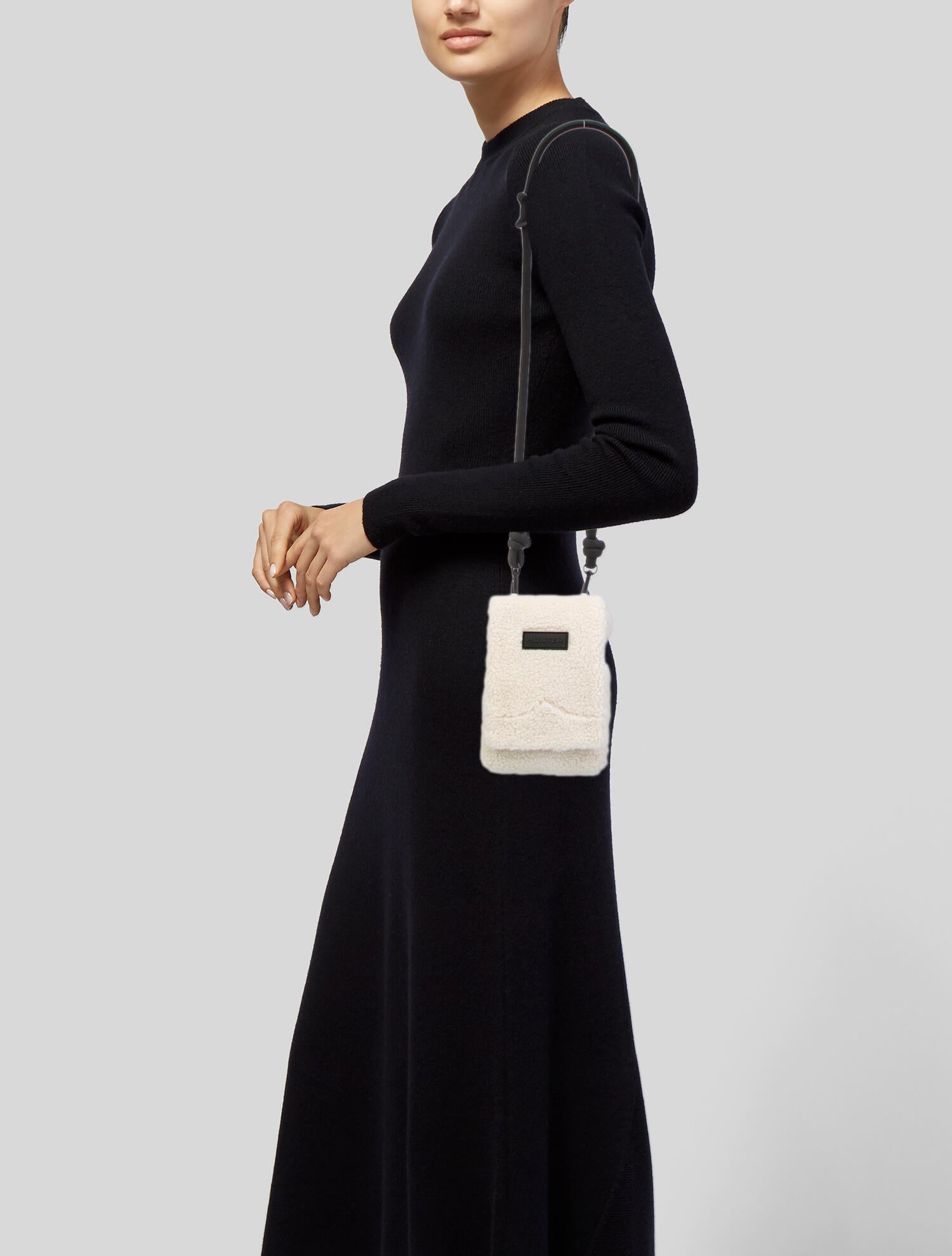 Hunter Shearling Crossbody Bag White Crossbody Bags, Handbags