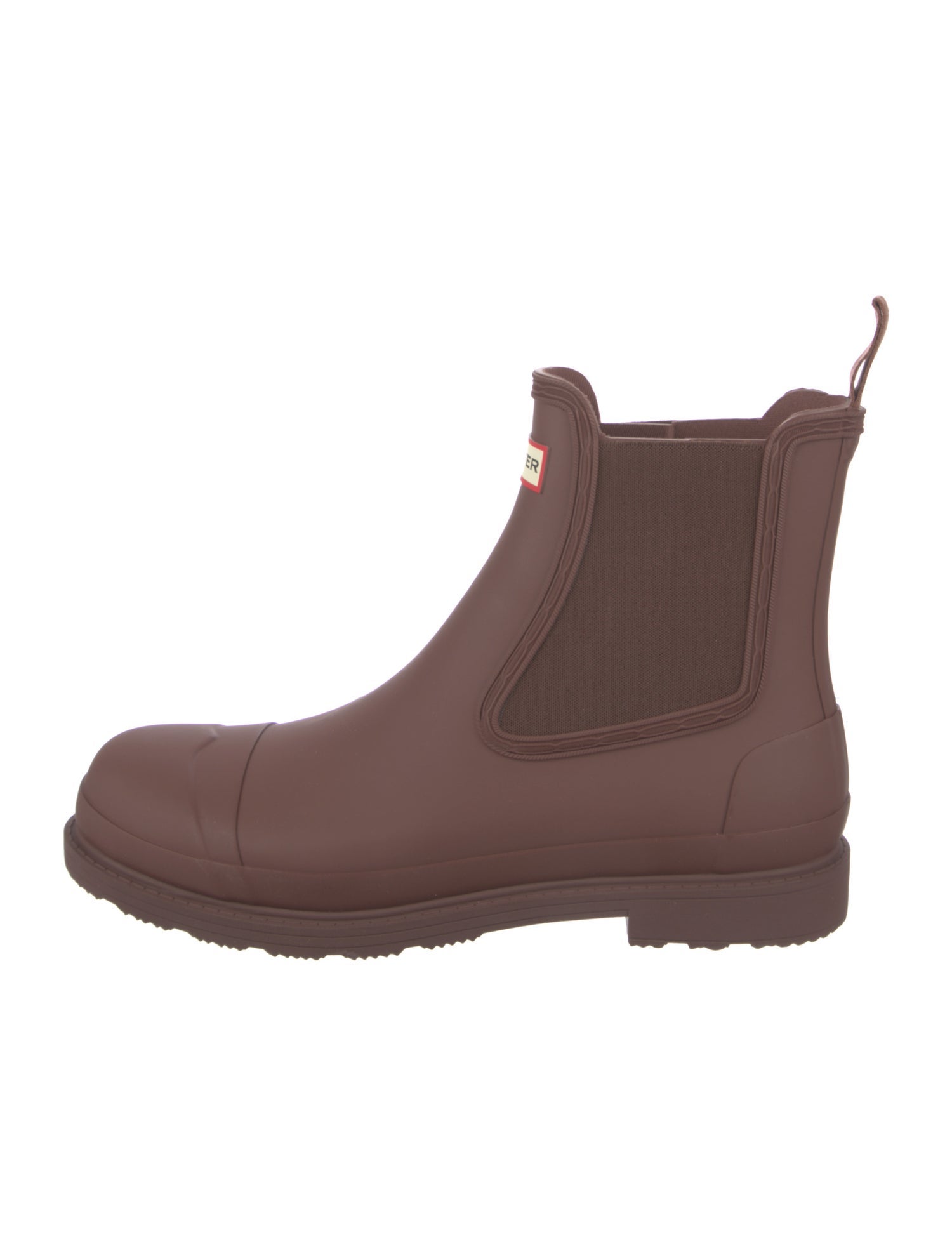 Hunter Rubber Rain Boots Brown Boots, Shoes WH840896 The RealReal