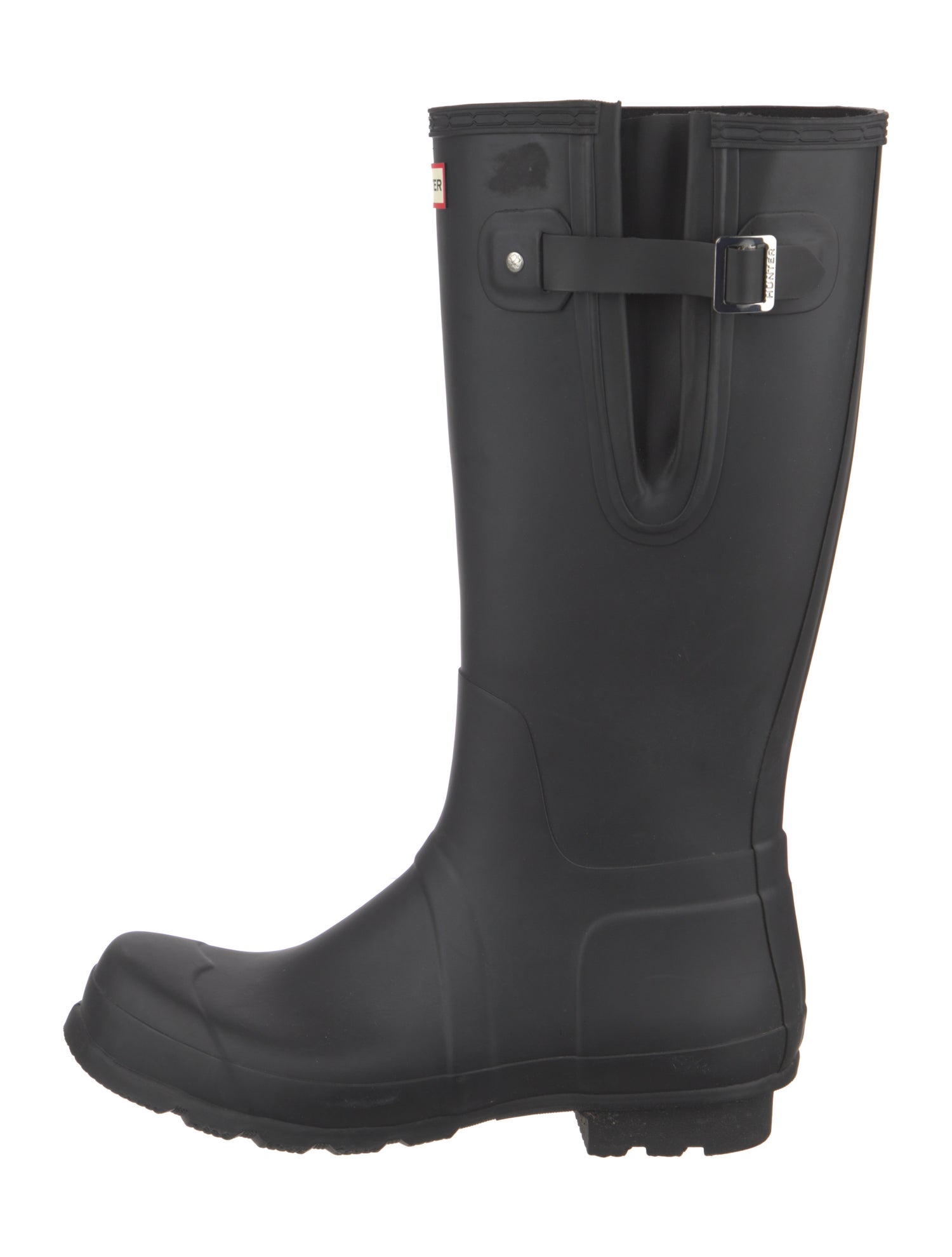 Hunter Rubber Rain Boots - Black Boots, Shoes - WH841307 | The RealReal