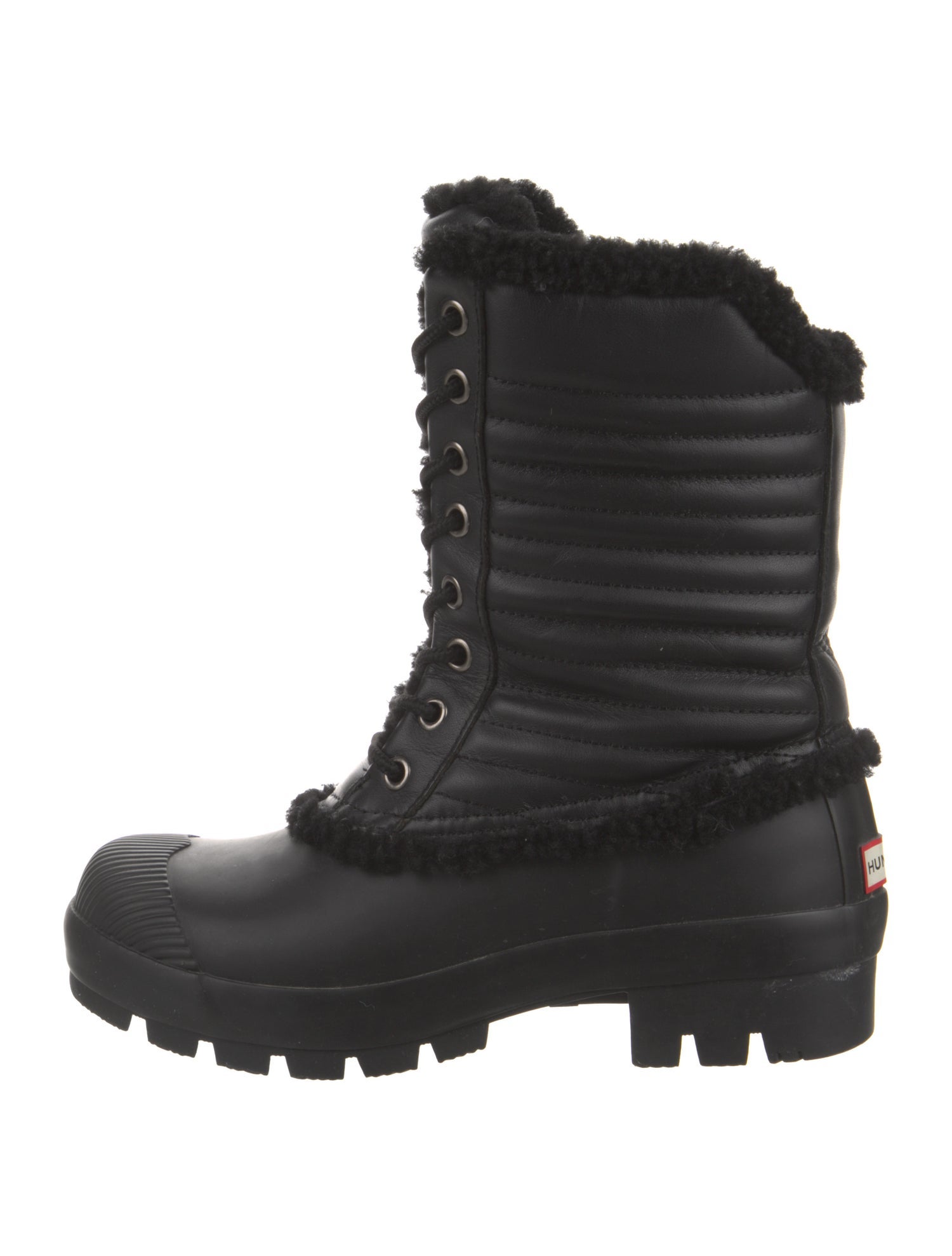 Hunter Leather Combat Boots