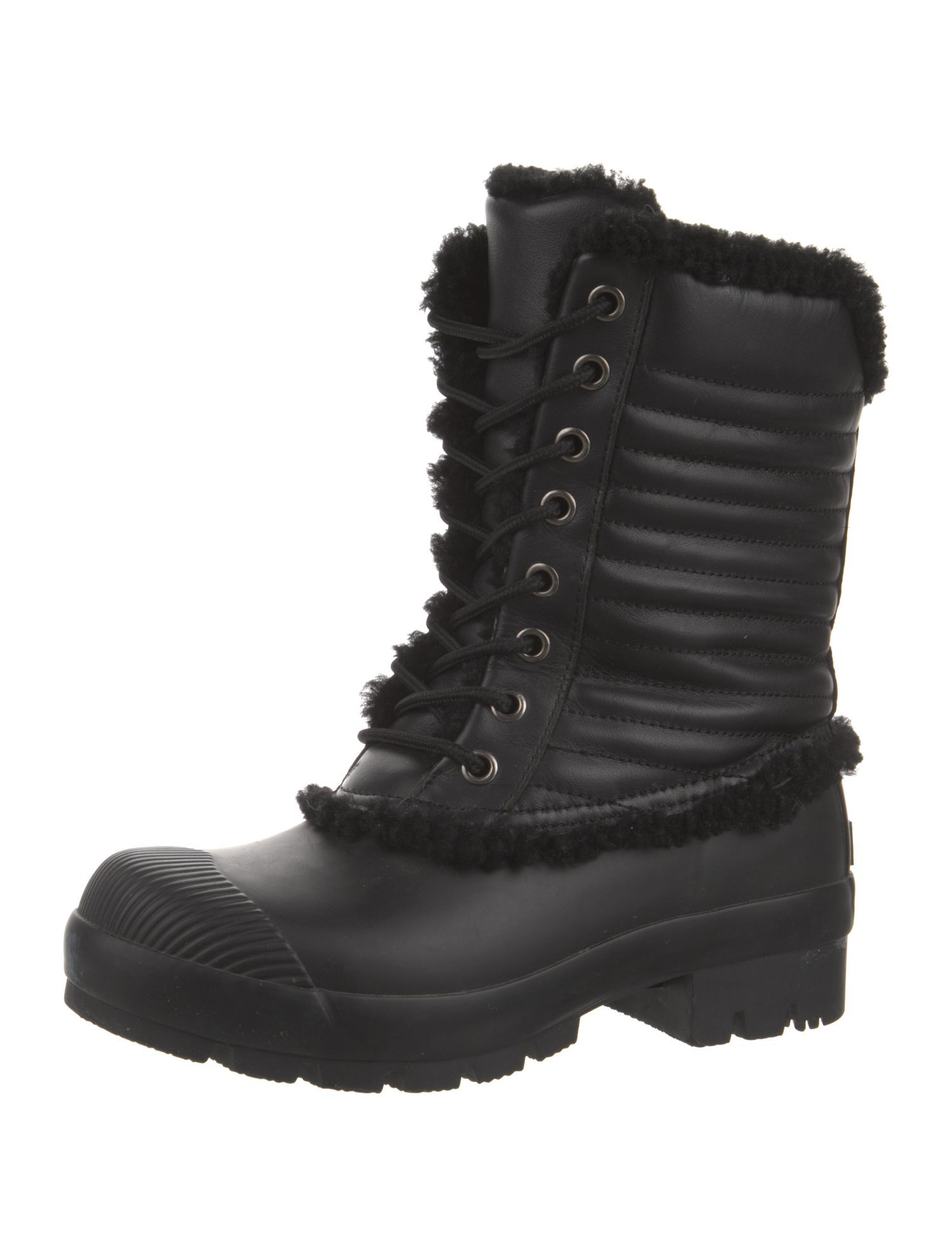 Hunter Leather Combat Boots