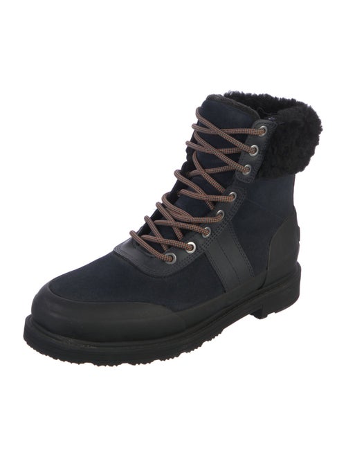 Hunter Suede Combat Boots