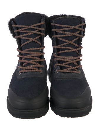 Hunter Suede Combat Boots